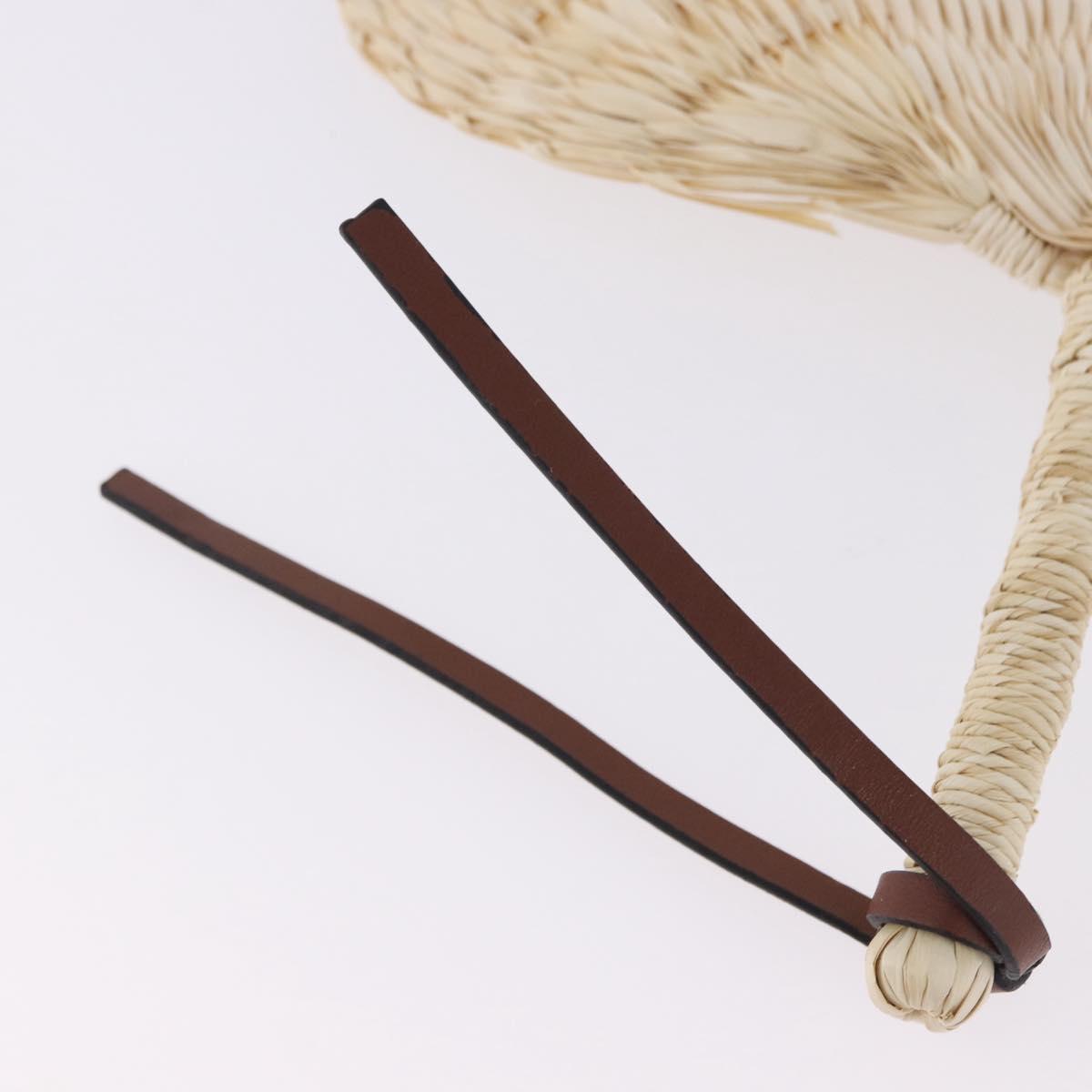 LOEWE Fan Raffia Beige Auth am12083V