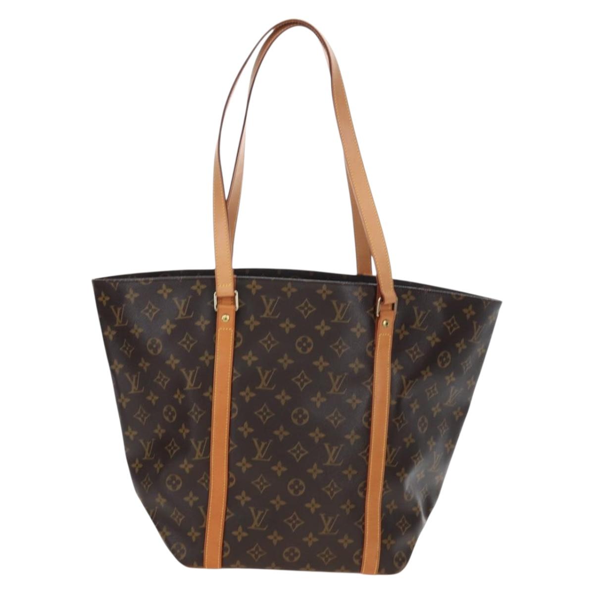 LOUIS VUITTON Monogram Sac Shopping Tote Bag M51108 LV Auth am12086V