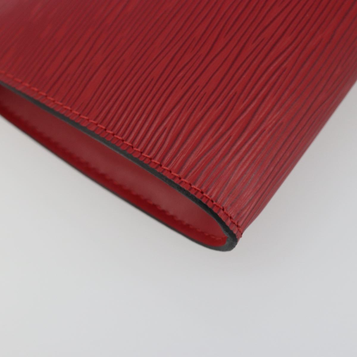 LOUIS VUITTON Epi Pochette Accessoires Pouch Red M52947 LV Auth am12093V