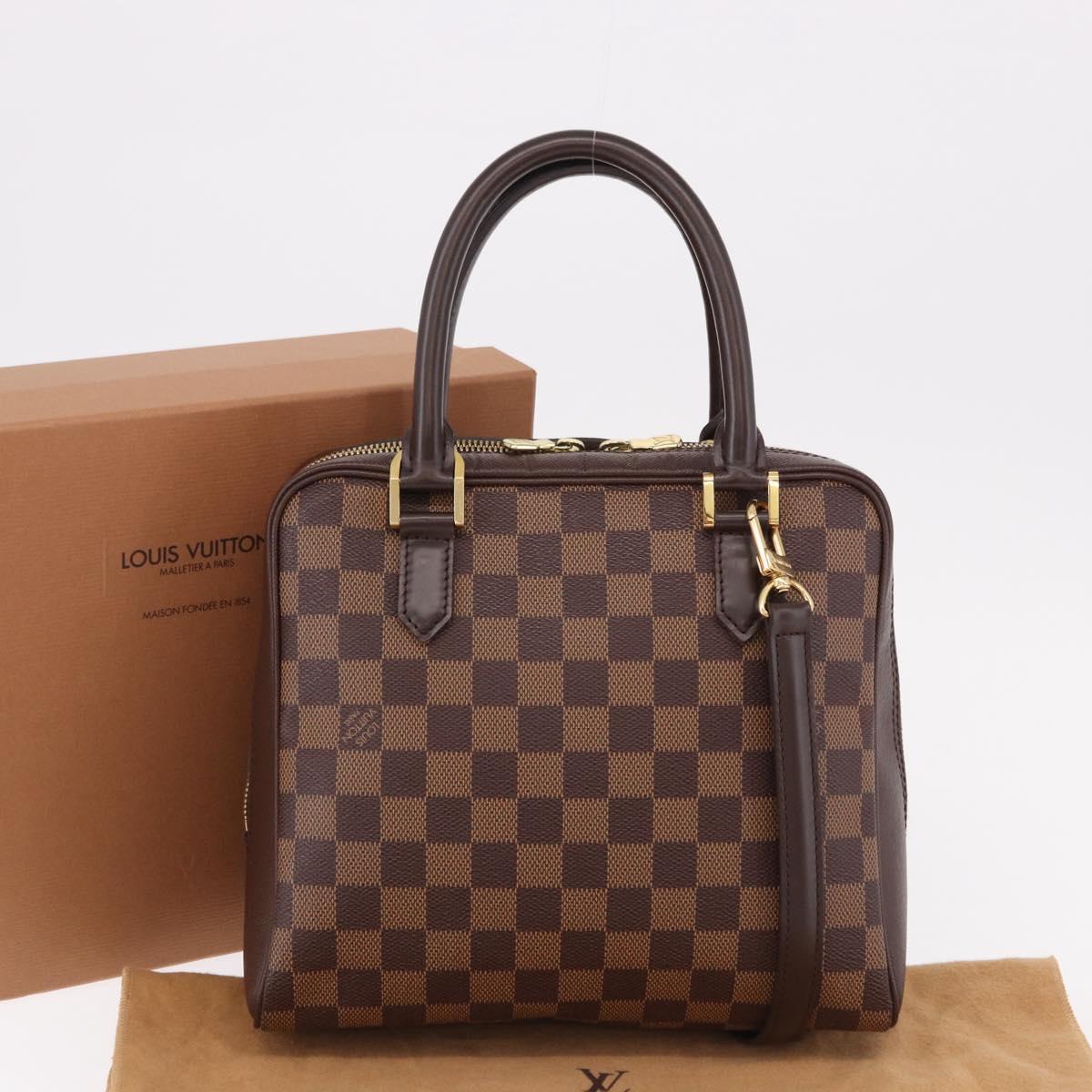 LOUIS VUITTON Damier Ebene Brera Hand Bag N51150 LV Auth am12107V