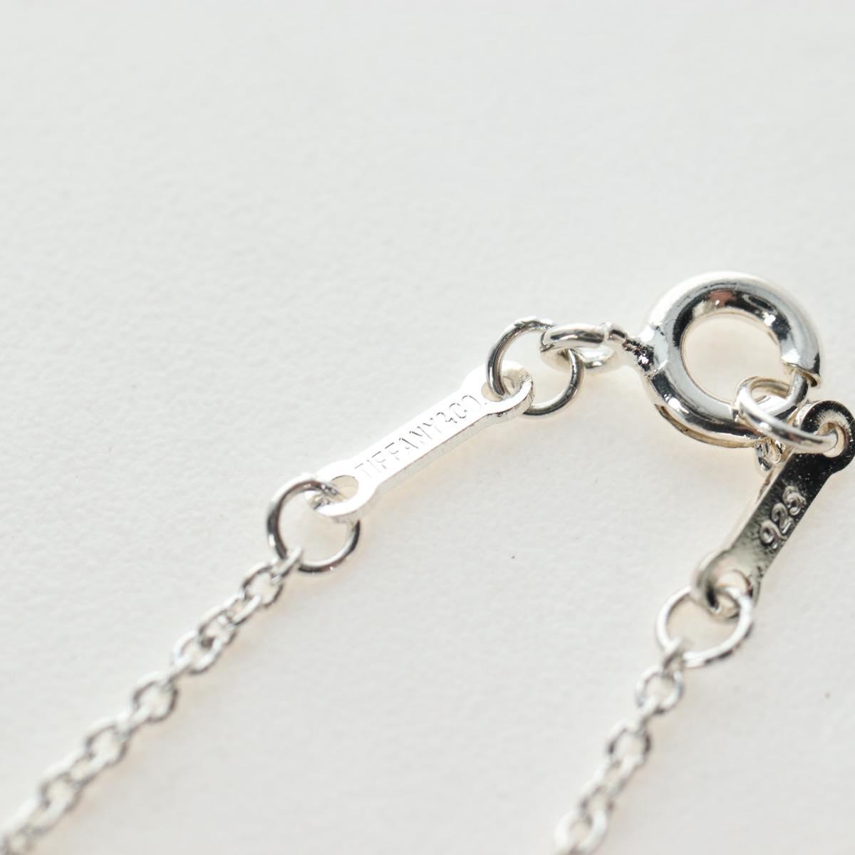 TIFFANY&Co. Double Rubbing Heart Necklace Ag925 Silver Auth am12119M