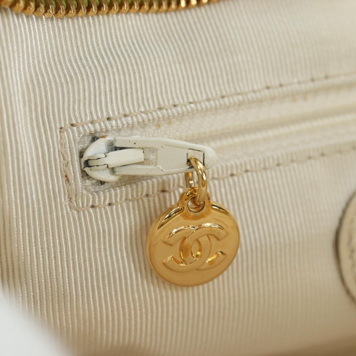 CHANEL Waist bag Caviar Skin Lime Yellow Gold CC Auth am12134V