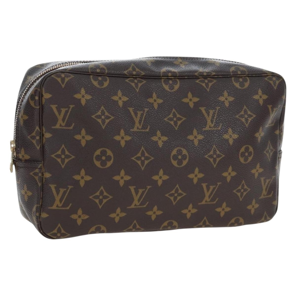 LOUIS VUITTON Monogram Trousse Toilette 28 Clutch Bag M47522 LV Auth am12143V