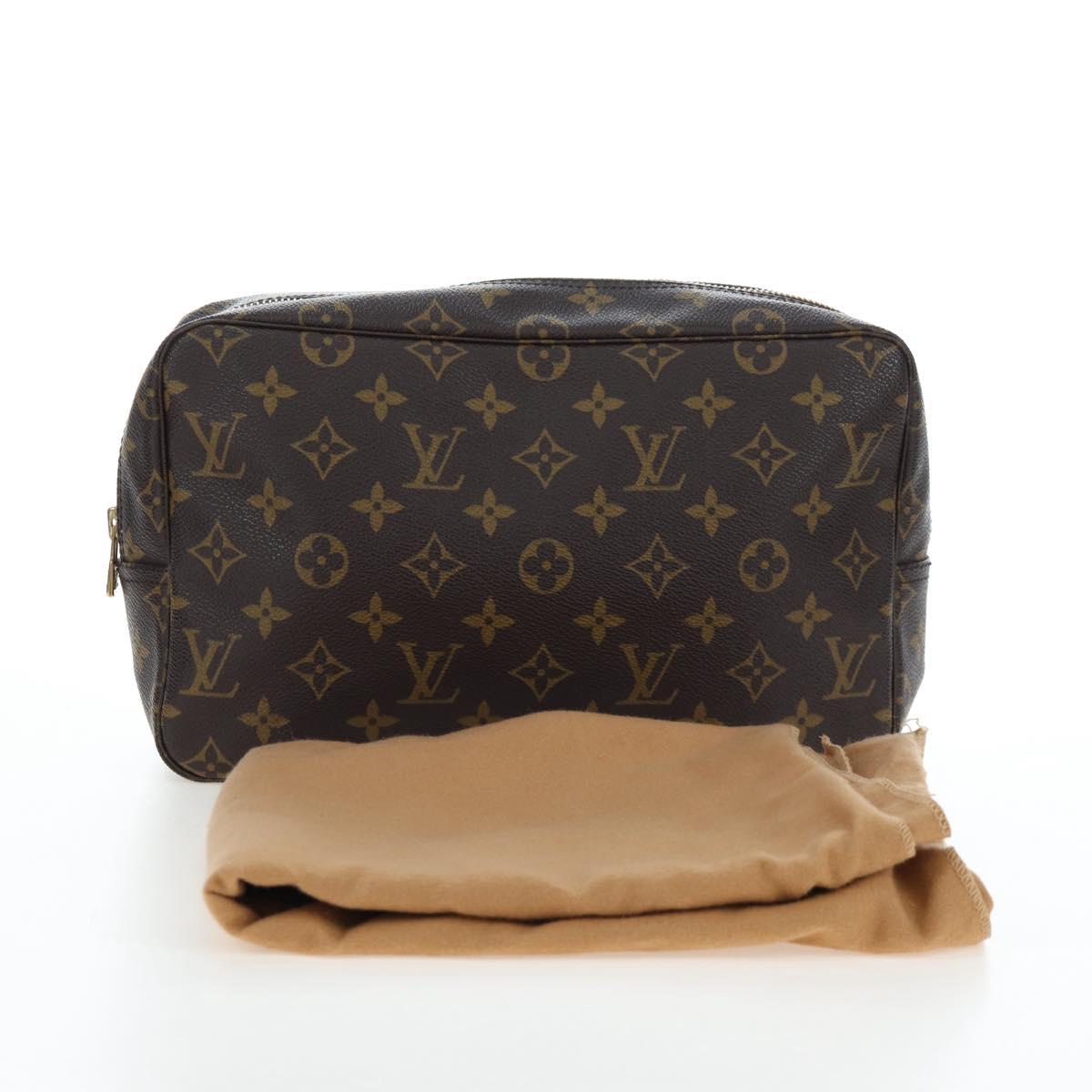 LOUIS VUITTON Monogram Trousse Toilette 28 Clutch Bag M47522 LV Auth am12143V