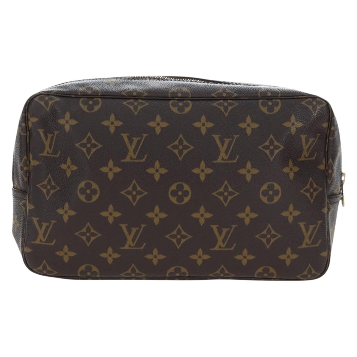 LOUIS VUITTON Monogram Trousse Toilette 28 Clutch Bag M47522 LV Auth am12143V
