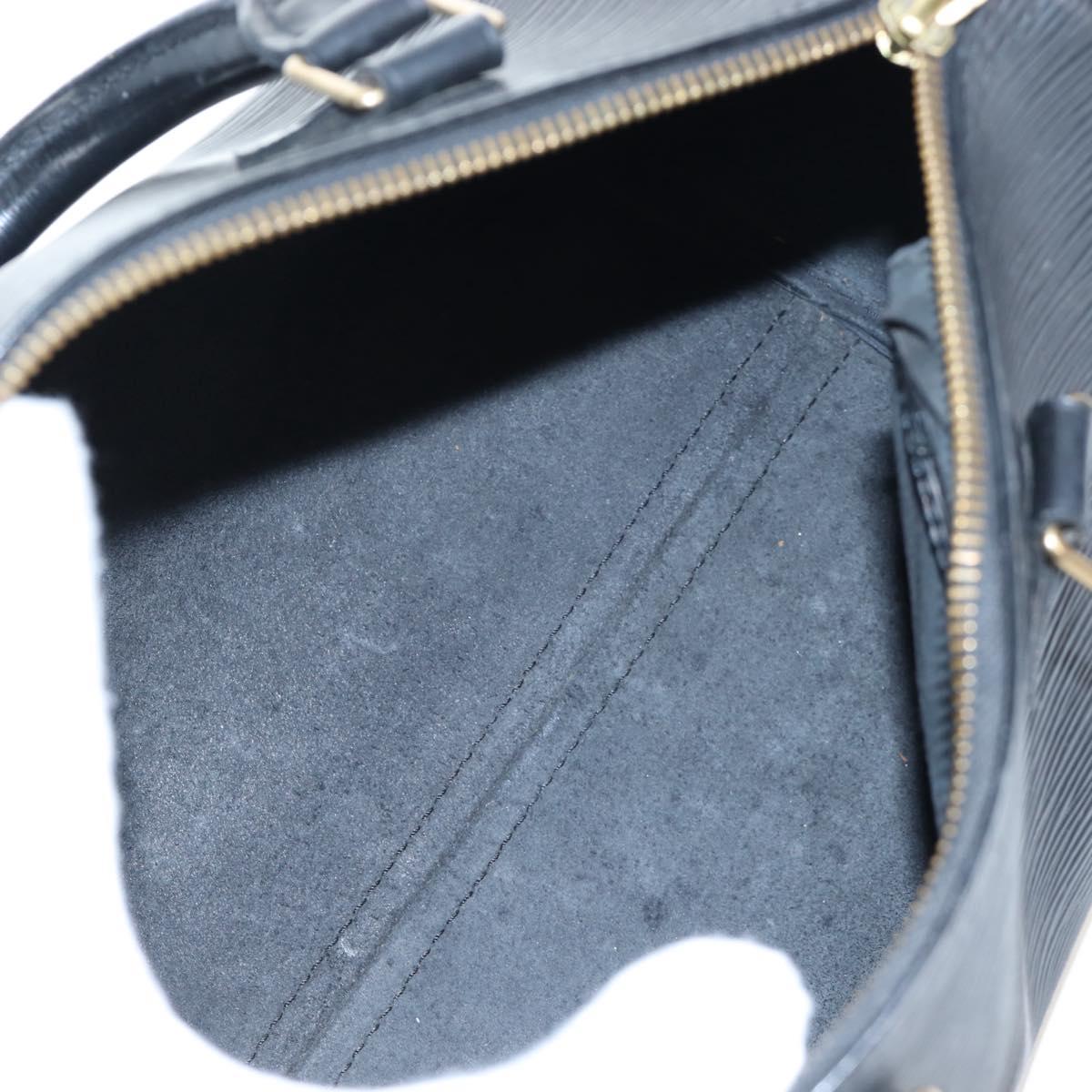 LOUIS VUITTON Epi Speedy 25 Hand Bag Black M59042 LV Auth am12144V