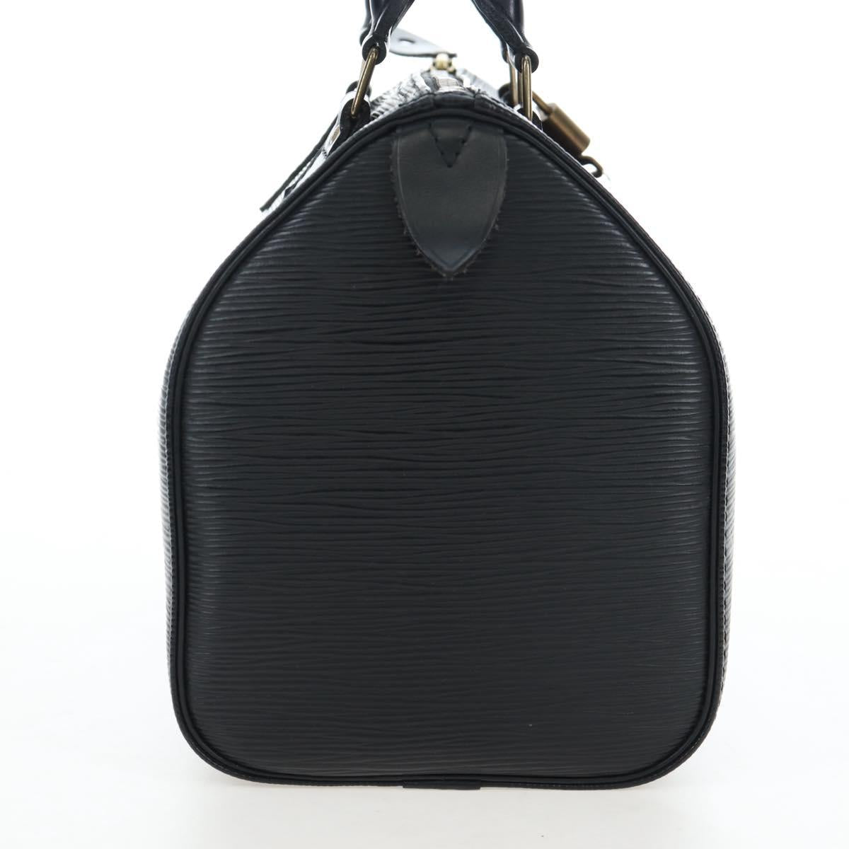 LOUIS VUITTON Epi Speedy 25 Hand Bag Black M59042 LV Auth am12144V