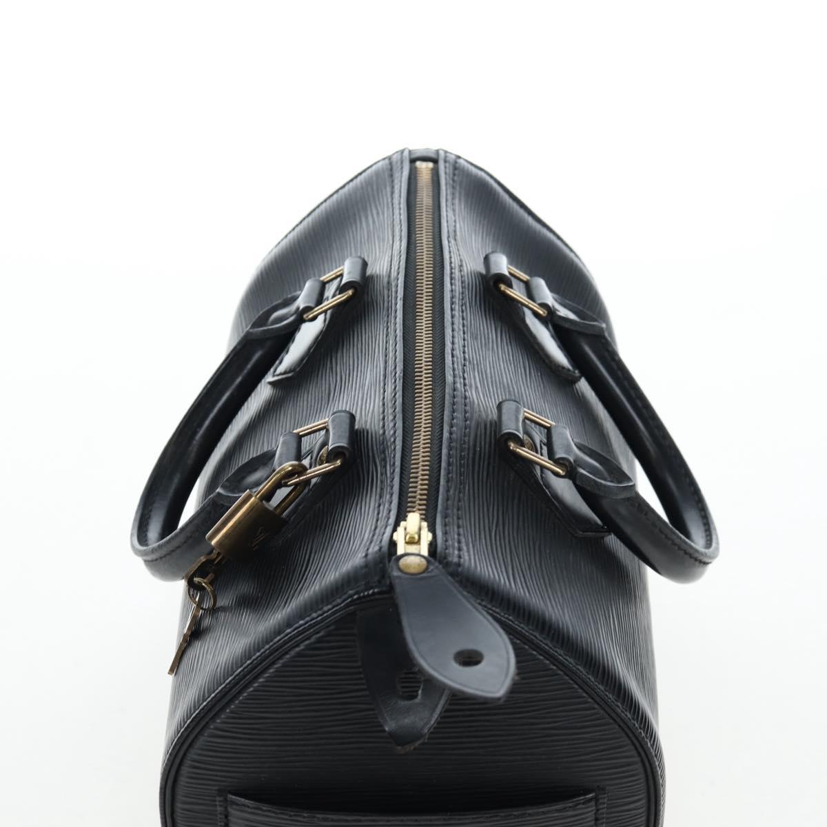 LOUIS VUITTON Epi Speedy 25 Hand Bag Black M59042 LV Auth am12144V