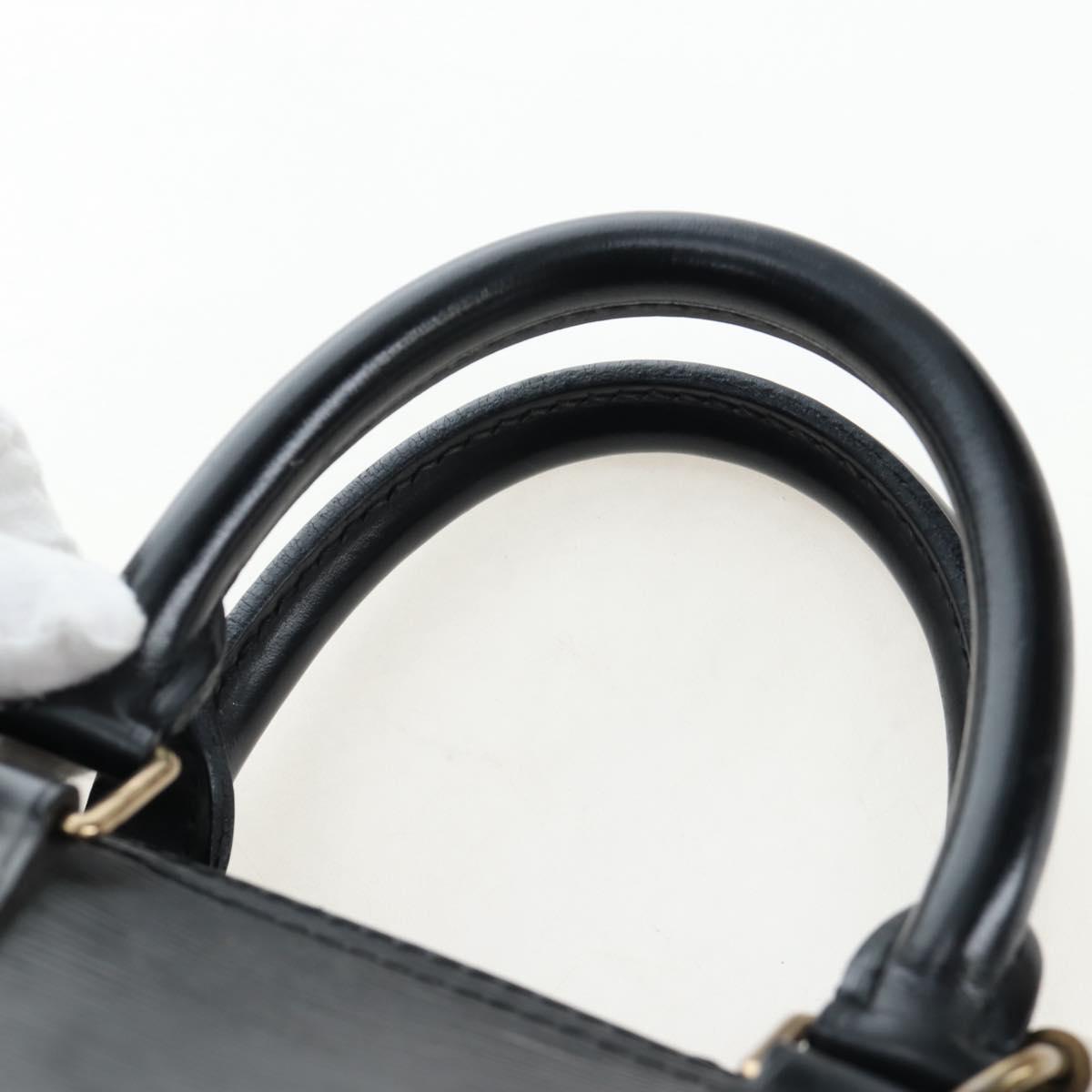 LOUIS VUITTON Epi Speedy 25 Hand Bag Black M59042 LV Auth am12144V