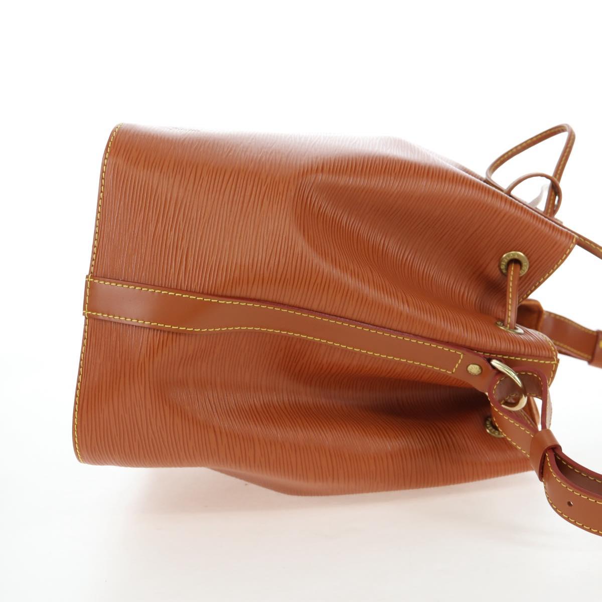 LOUIS VUITTON Epi Petit Noe Shoulder Bag Zipangu Gold M44108 LV Auth am12147V