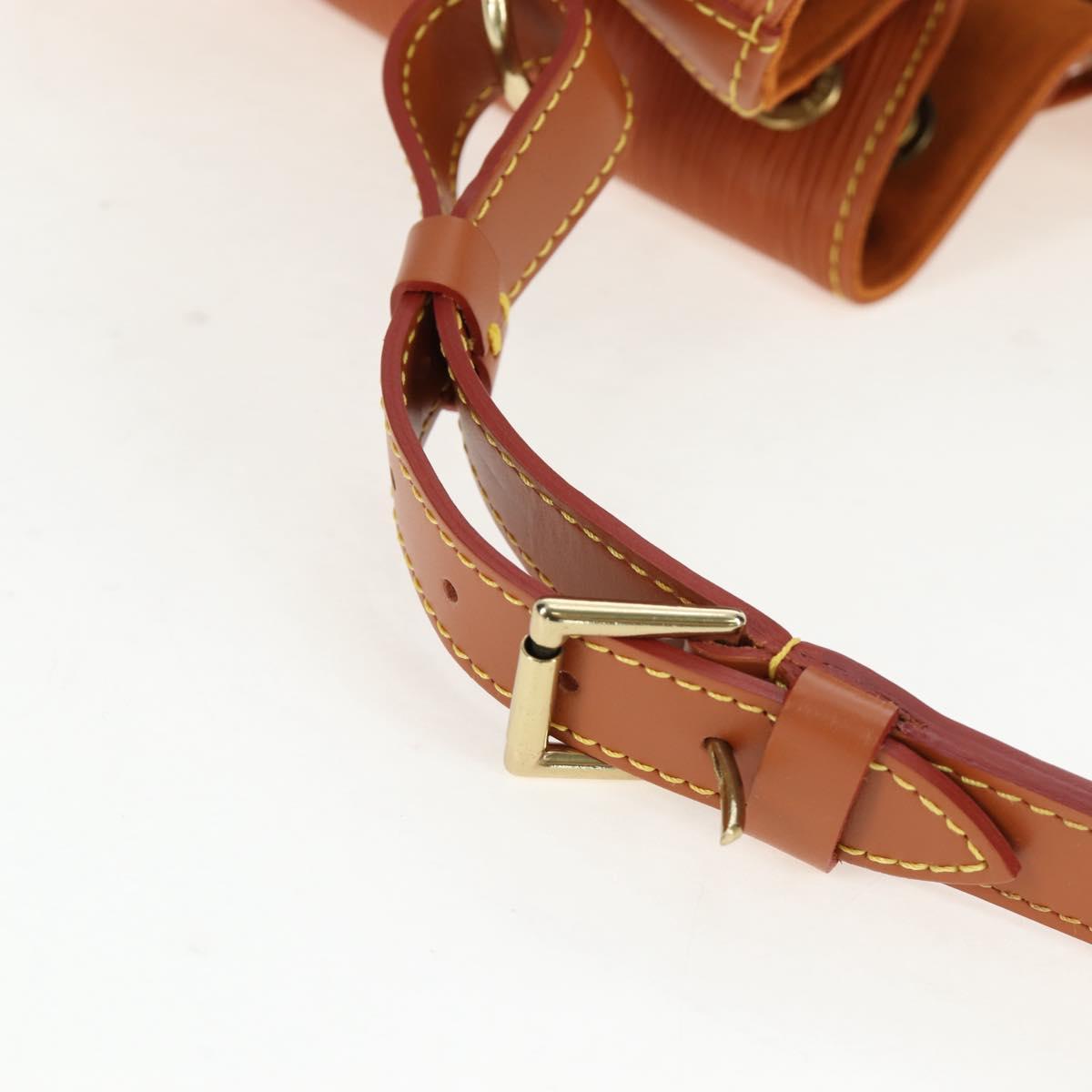 LOUIS VUITTON Epi Petit Noe Shoulder Bag Zipangu Gold M44108 LV Auth am12147V