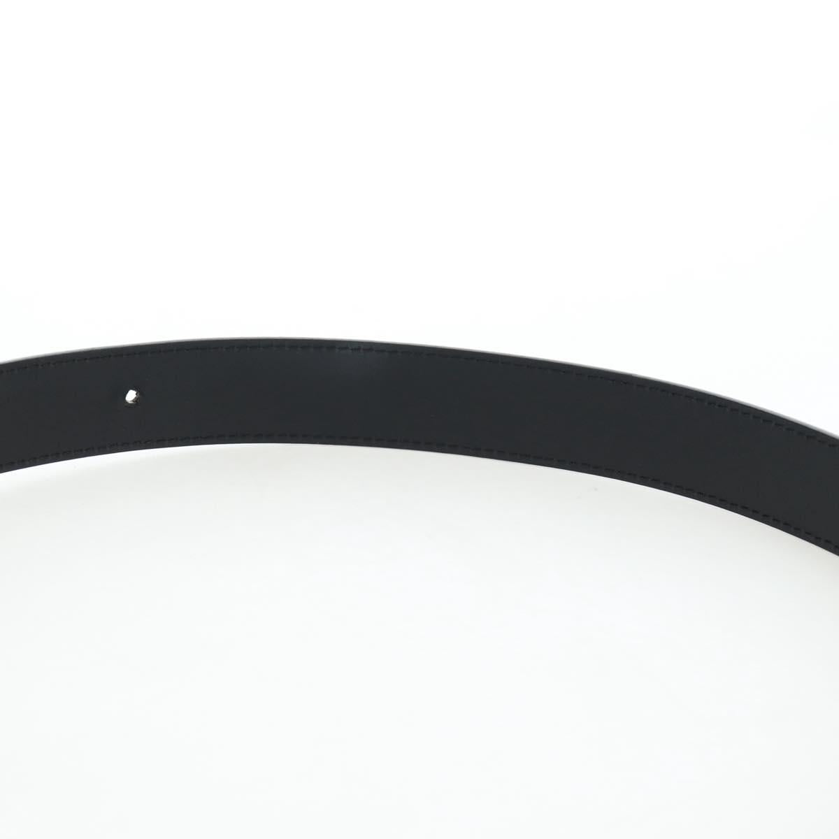 LOUIS VUITTON Multicolor Ceinture LV Cut Belt Black LV Auth am12148A