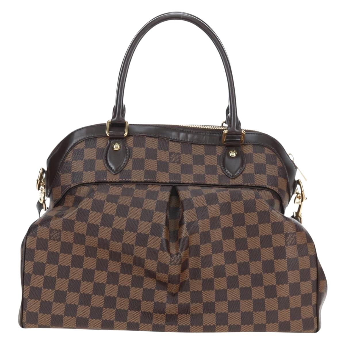 LOUIS VUITTON Damier Ebene Trevi PM Hand Bag 2way N51997 LV Auth am12149M