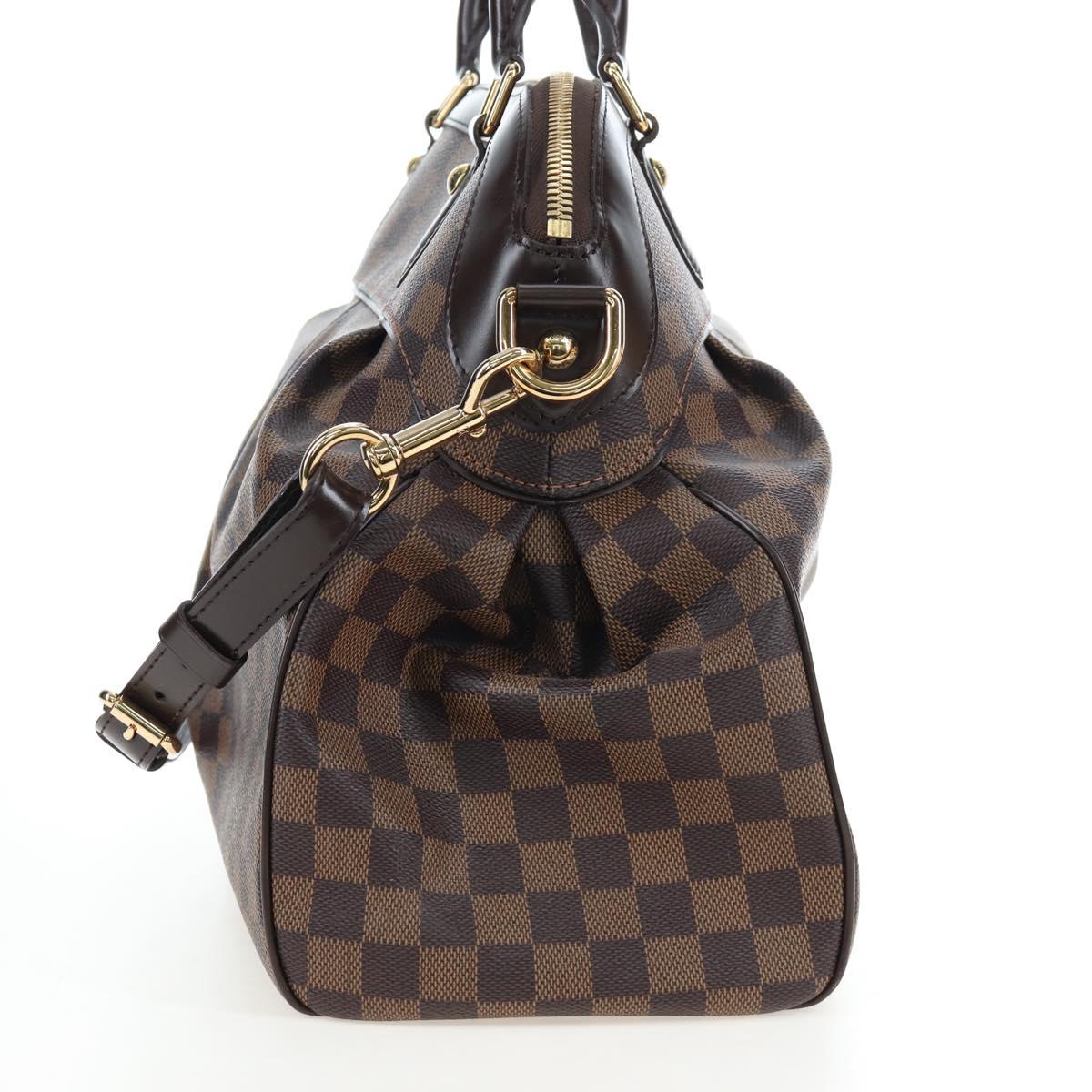 LOUIS VUITTON Damier Ebene Trevi PM Hand Bag 2way N51997 LV Auth am12149M