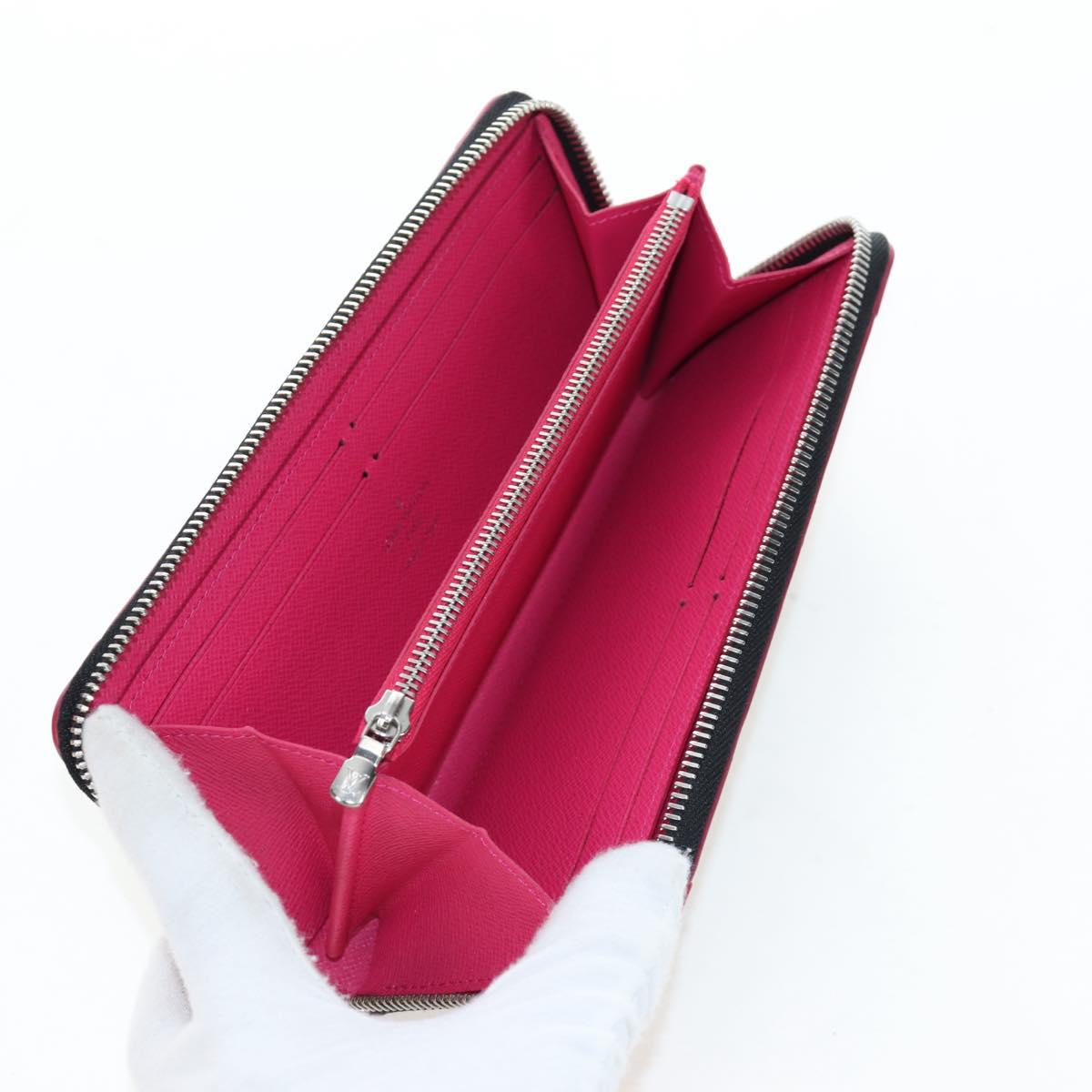 LOUIS VUITTON Epi Portefeuille Clemence Long Wallet Black M62968 Auth am12154M