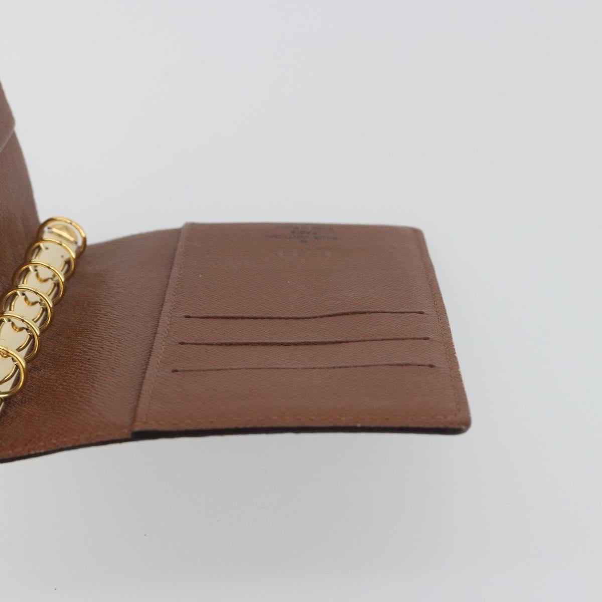 LOUIS VUITTON Monogram Agenda PM Day Planner Cover R20005 LV Auth am12167A