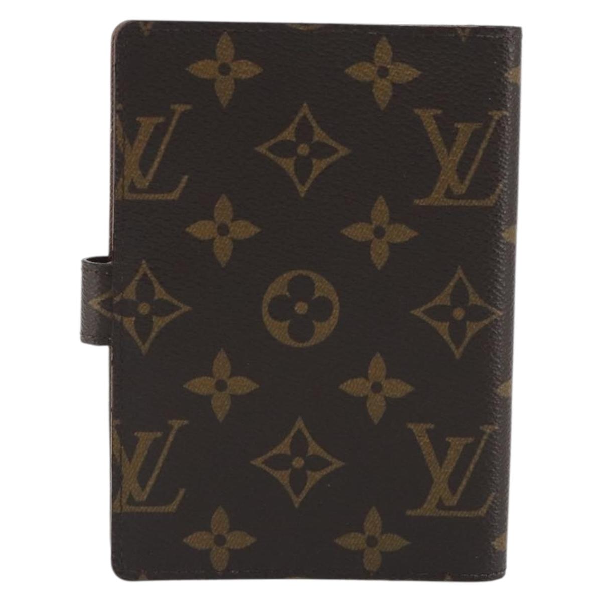 LOUIS VUITTON Monogram Agenda PM Day Planner Cover R20005 LV Auth am12167A