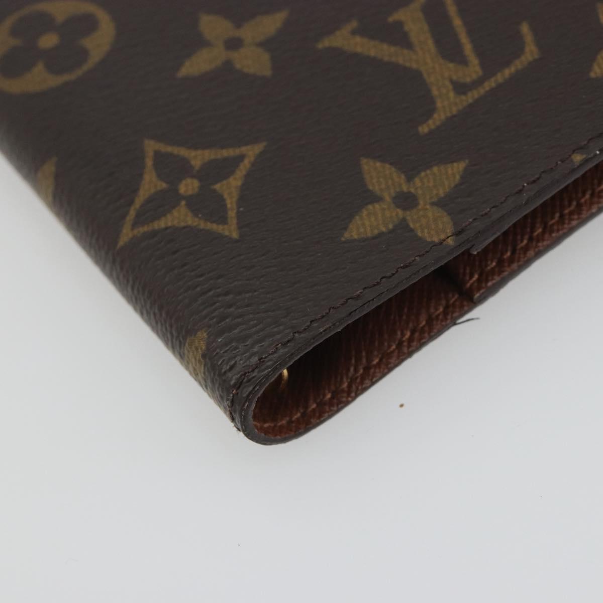 LOUIS VUITTON Monogram Agenda PM Day Planner Cover R20005 LV Auth am12167A