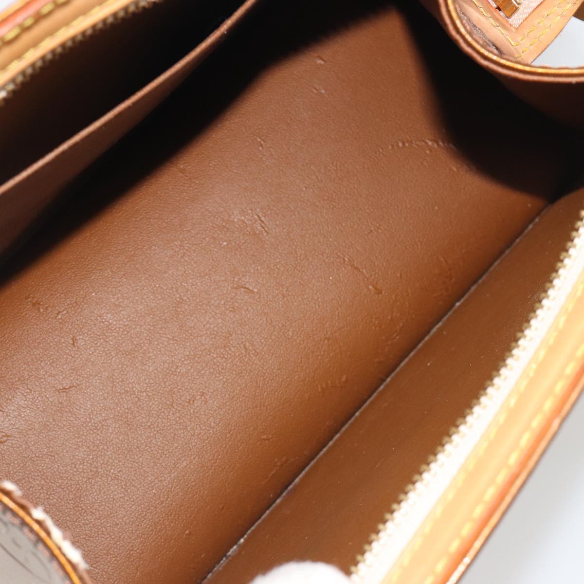 LOUIS VUITTON Monogram Vernis Mini Forsythe Hand Bag Bronze M91120 Auth am12170A