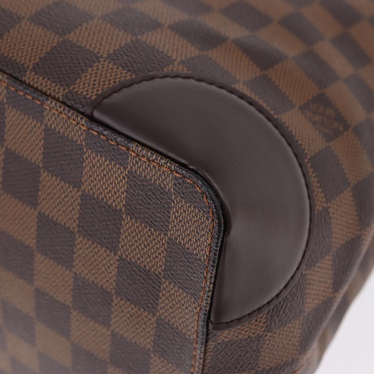 LOUIS VUITTON Damier Ebene Hampstead MM Tote Bag N51204 LV Auth am12171V