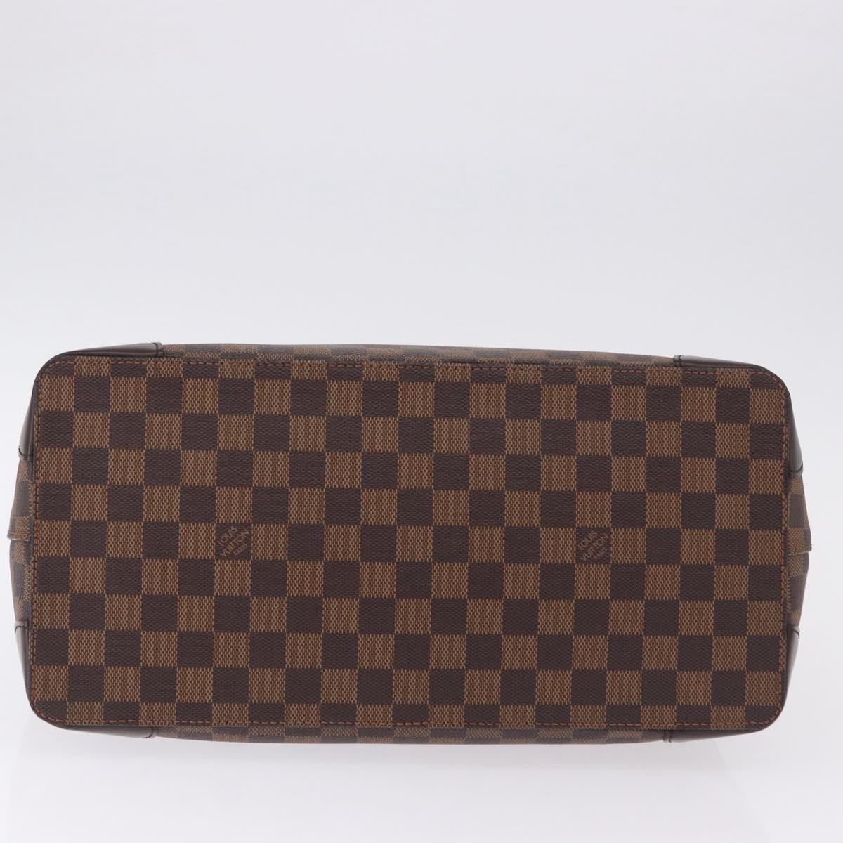 LOUIS VUITTON Damier Ebene Hampstead MM Tote Bag N51204 LV Auth am12171V
