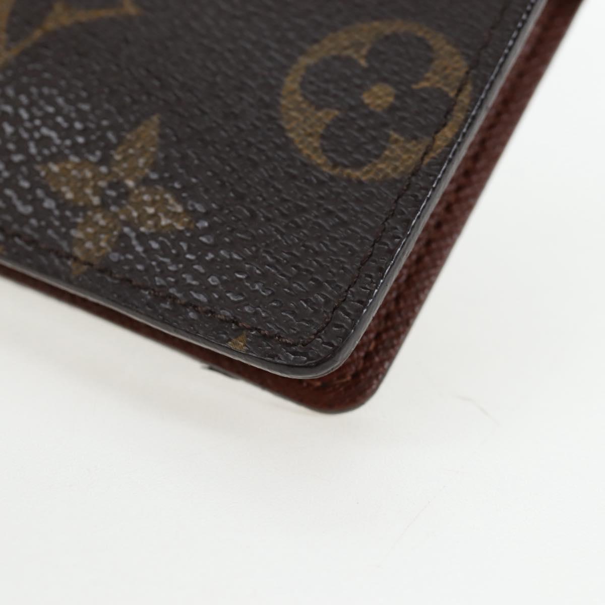 LOUIS VUITTON Monogram Agenda PM Day Planner Cover R20005 LV Auth am12172V