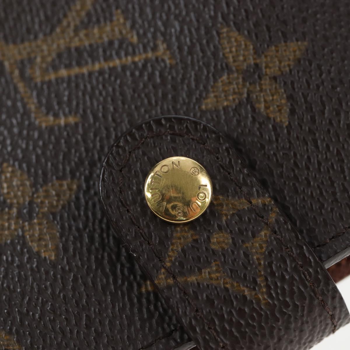 LOUIS VUITTON Monogram Agenda PM Day Planner Cover R20005 LV Auth am12172V