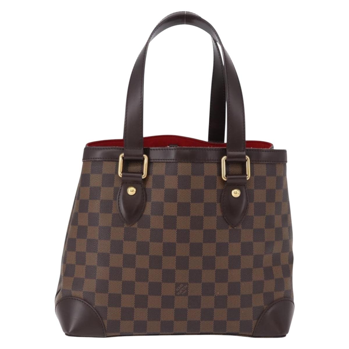 LOUIS VUITTON Damier Ebene Hampstead PM Tote Bag N51205 LV Auth am12178V