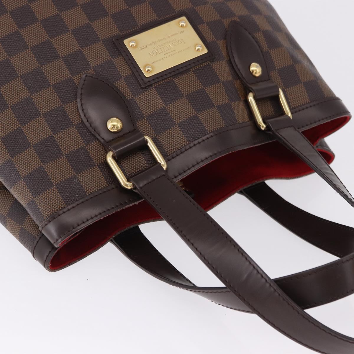 LOUIS VUITTON Damier Ebene Hampstead PM Tote Bag N51205 LV Auth am12178V