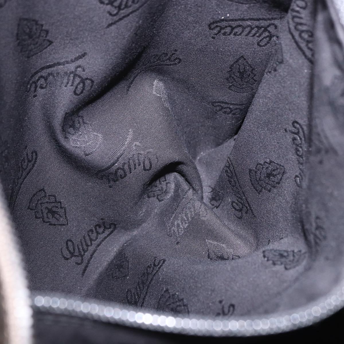 GUCCI GG implementation Tote Bag PVC Gray 211120 Auth am12189V