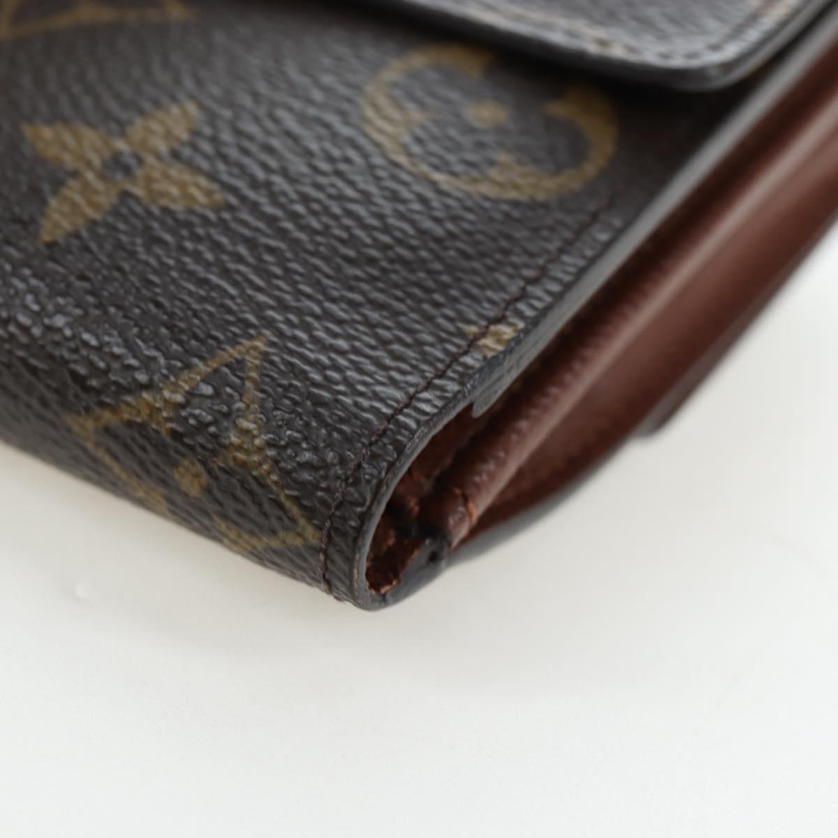 LOUIS VUITTON Monogram Porte Monnaie Bier Cartes Crdit M61652 LV Auth am12191V