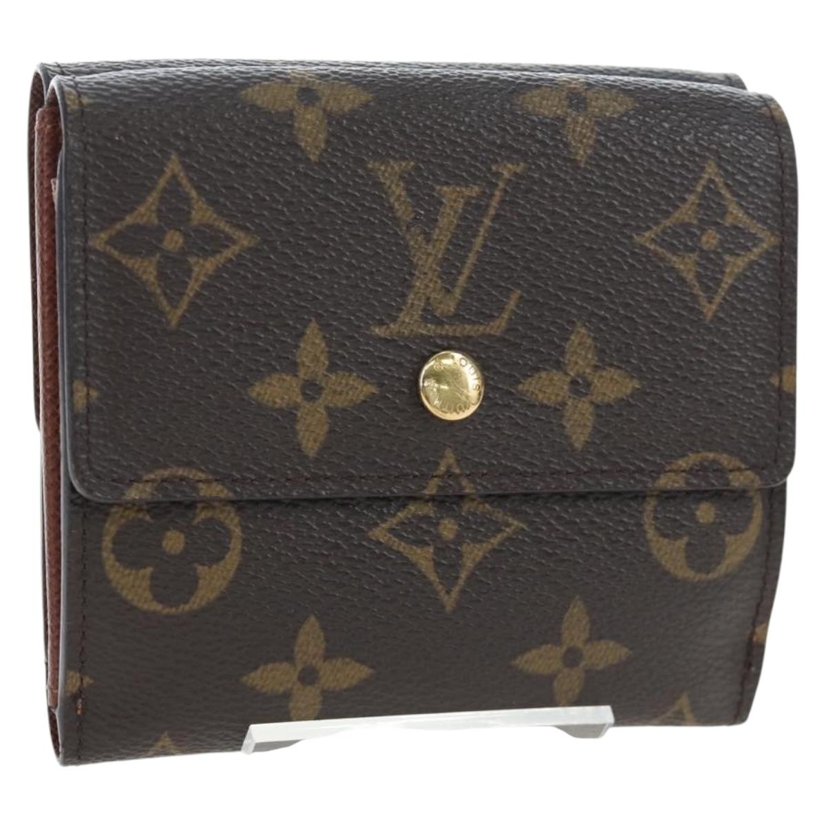 LOUIS VUITTON Monogram Porte Monnaie Bier Cartes Crdit M61652 LV Auth am12191V