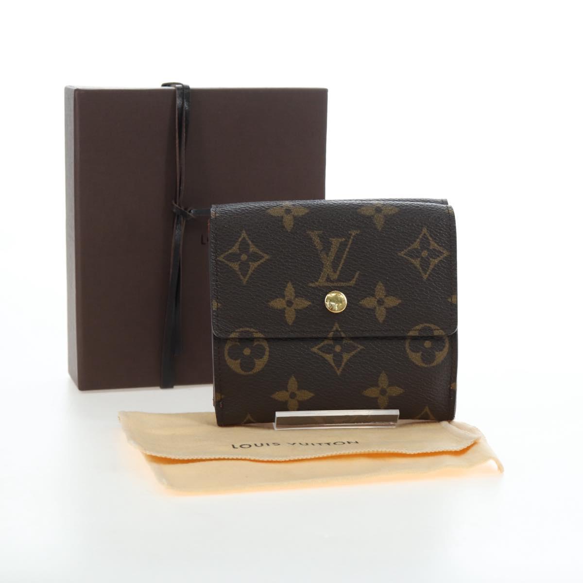 LOUIS VUITTON Monogram Porte Monnaie Bier Cartes Crdit M61652 LV Auth am12191V