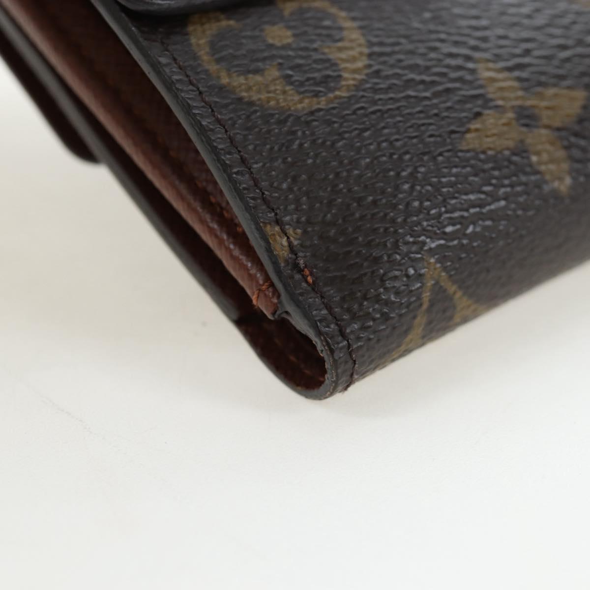 LOUIS VUITTON Monogram Porte Monnaie Bier Cartes Crdit M61652 LV Auth am12191V