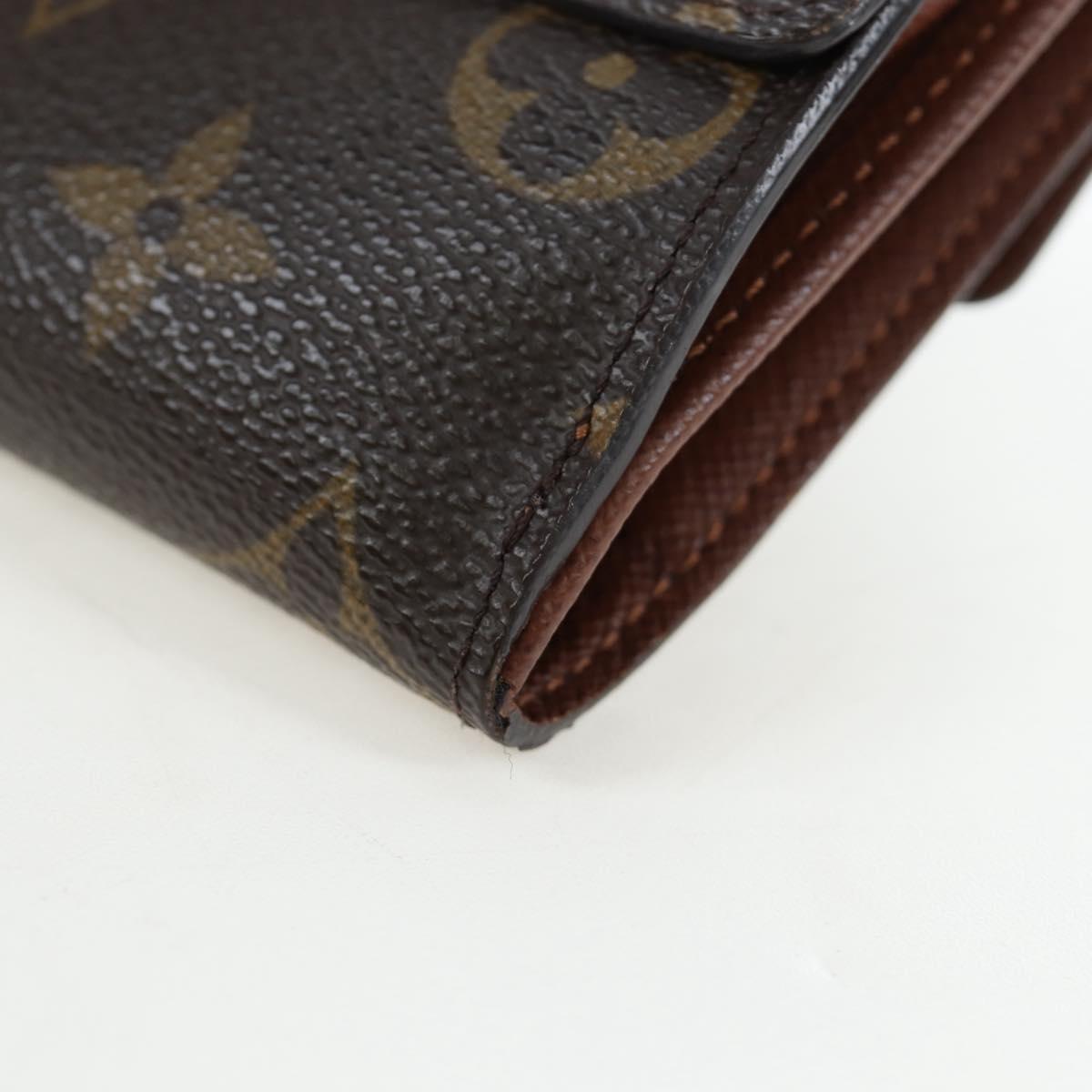 LOUIS VUITTON Monogram Porte Monnaie Bier Cartes Crdit M61652 LV Auth am12191V