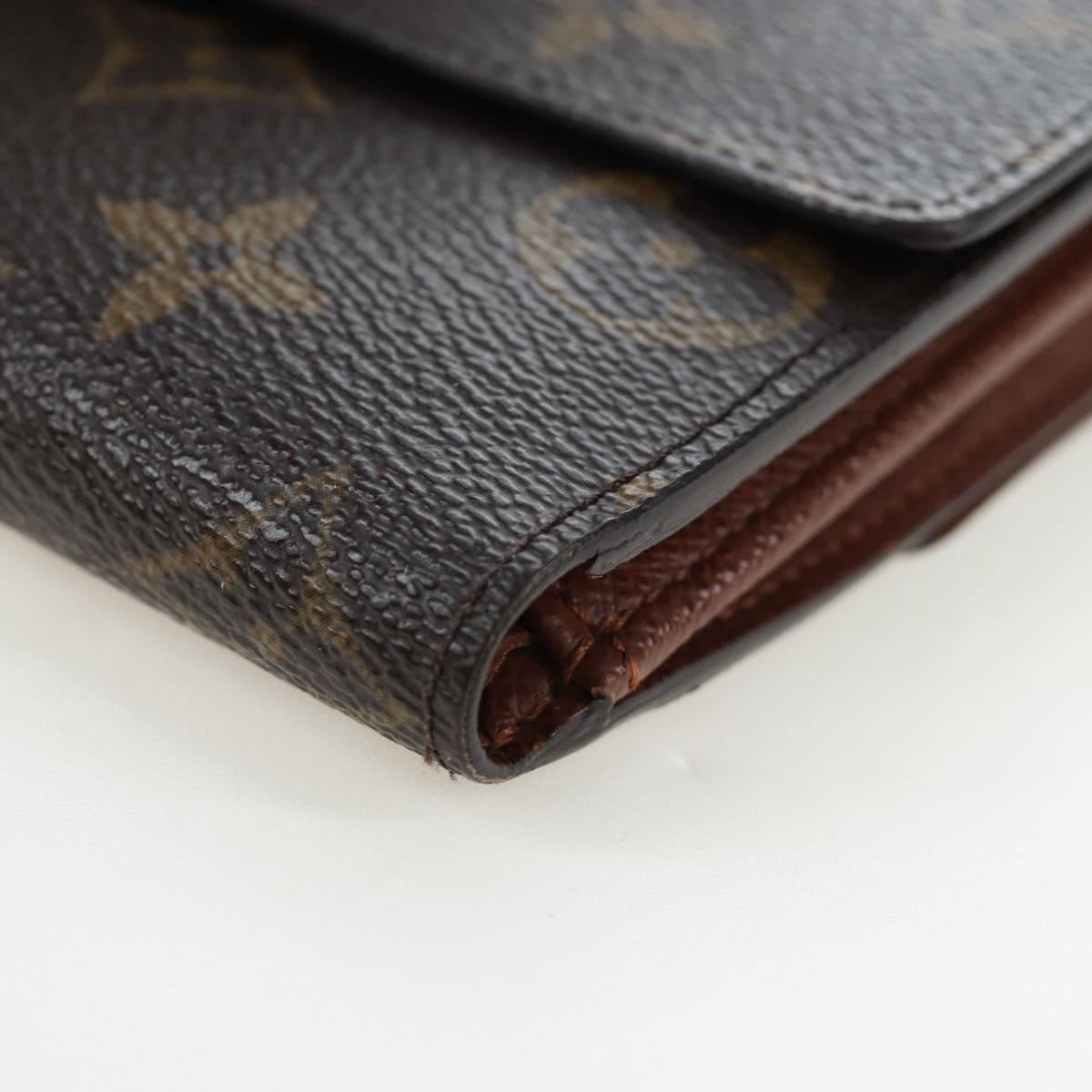 LOUIS VUITTON Monogram Porte Monnaie Bier Cartes Crdit M61652 LV Auth am12192V