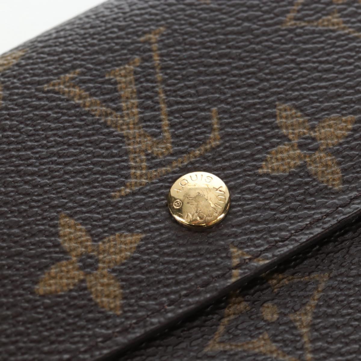 LOUIS VUITTON Monogram Porte Monnaie Bier Cartes Crdit M61652 LV Auth am12192V