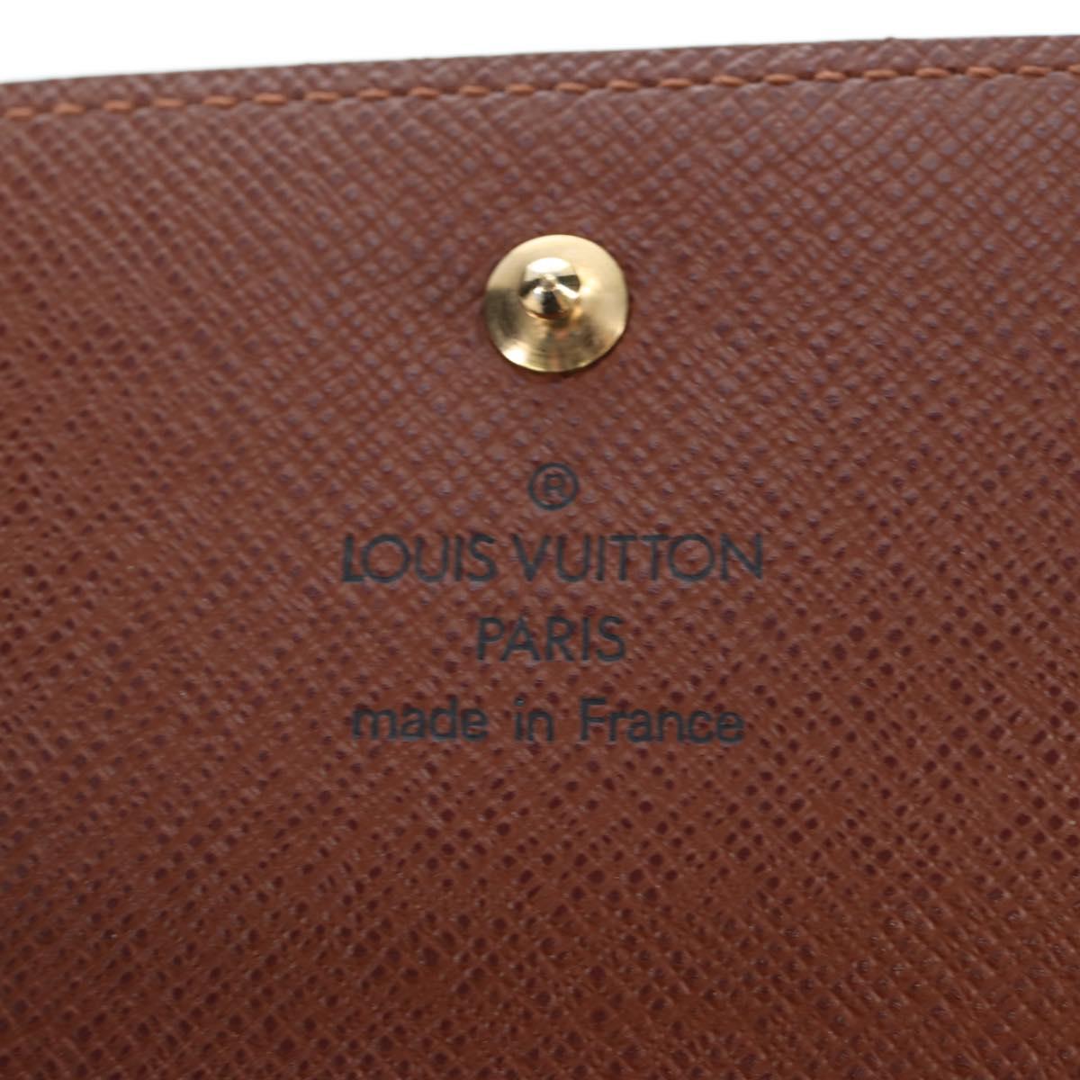 LOUIS VUITTON Monogram Porte Monnaie Bier Cartes Crdit M61652 LV Auth am12192V