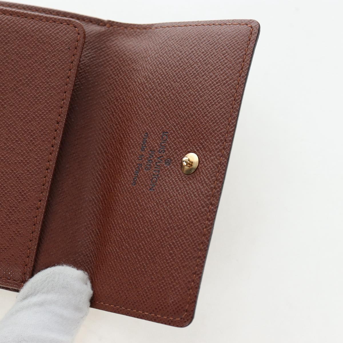 LOUIS VUITTON Monogram Porte Monnaie Bier Cartes Crdit M61652 LV Auth am12192V