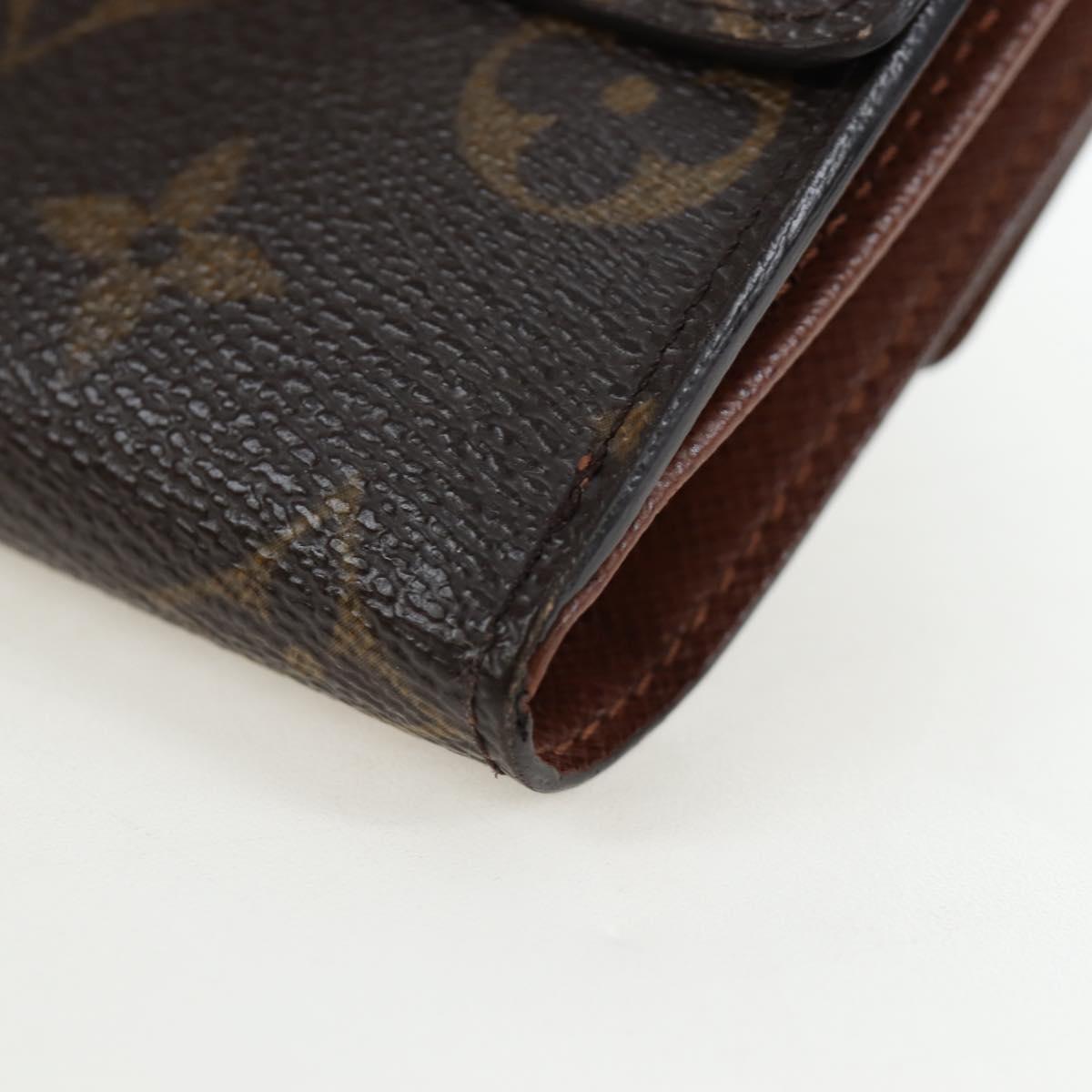 LOUIS VUITTON Monogram Porte Monnaie Bier Cartes Crdit M61652 LV Auth am12192V