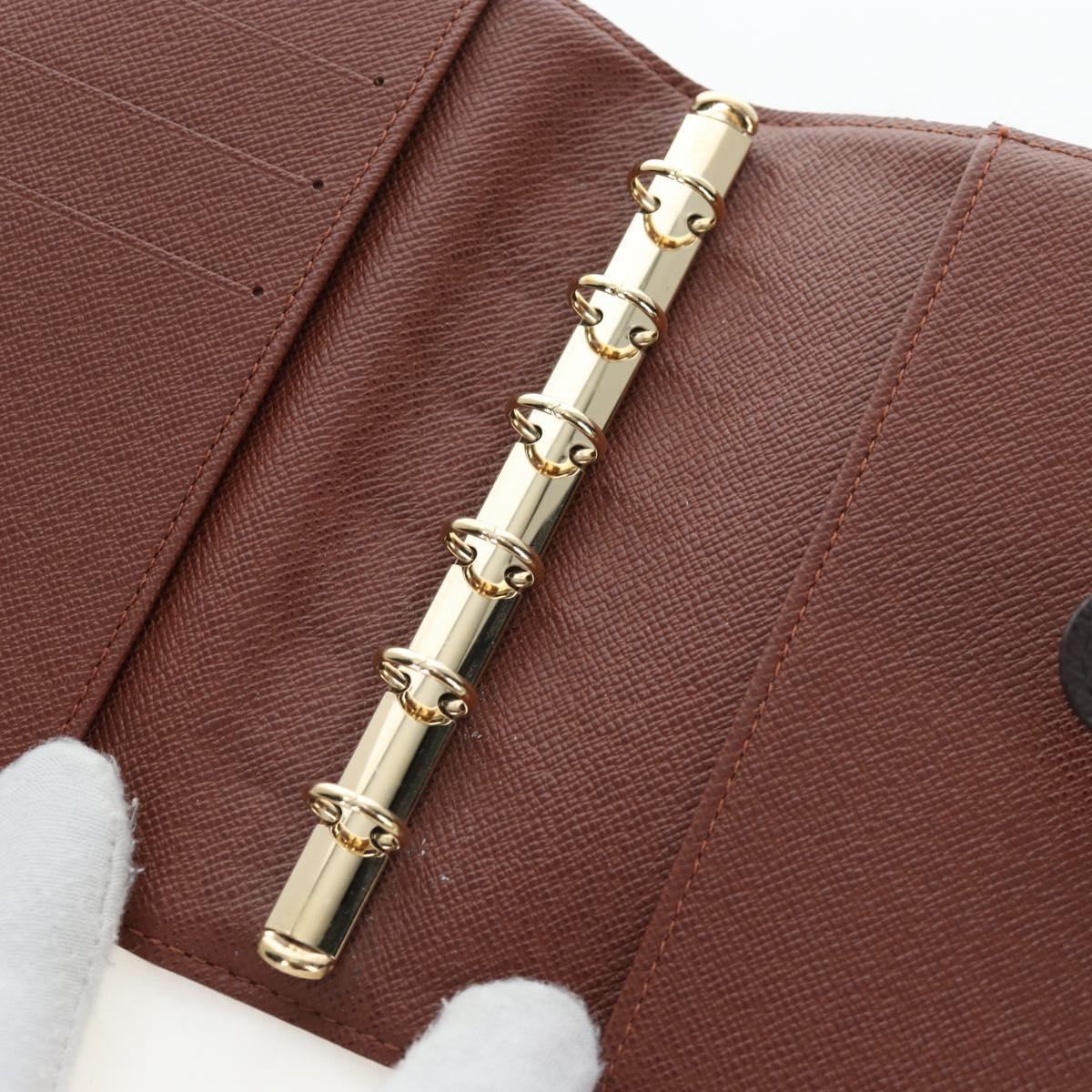 LOUIS VUITTON Monogram Agenda PM Day Planner Cover R20005 LV Auth am12195V