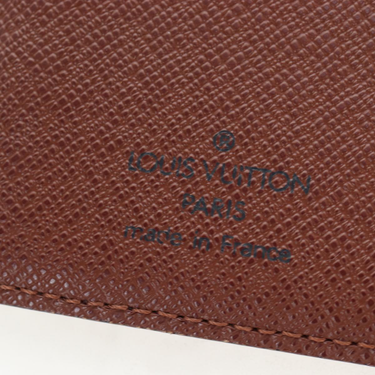 LOUIS VUITTON Monogram Agenda PM Day Planner Cover R20005 LV Auth am12195V