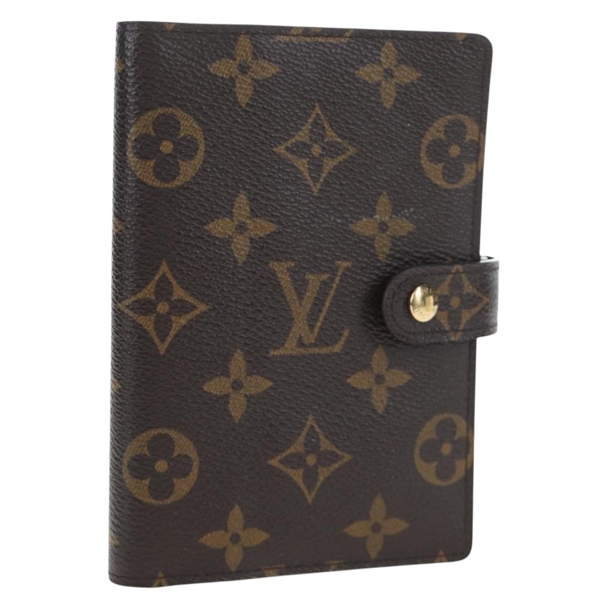 LOUIS VUITTON Monogram Agenda PM Day Planner Cover R20005 LV Auth am12195V