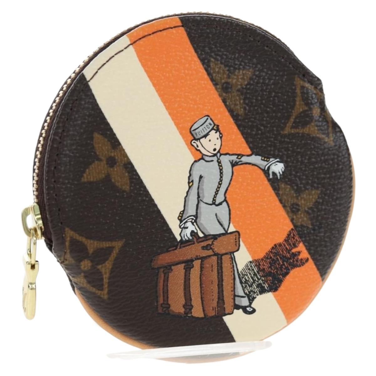 LOUIS VUITTON Monogram Groom Porte Monnaie Coin Purse M60037 LV Auth am12213SAV
