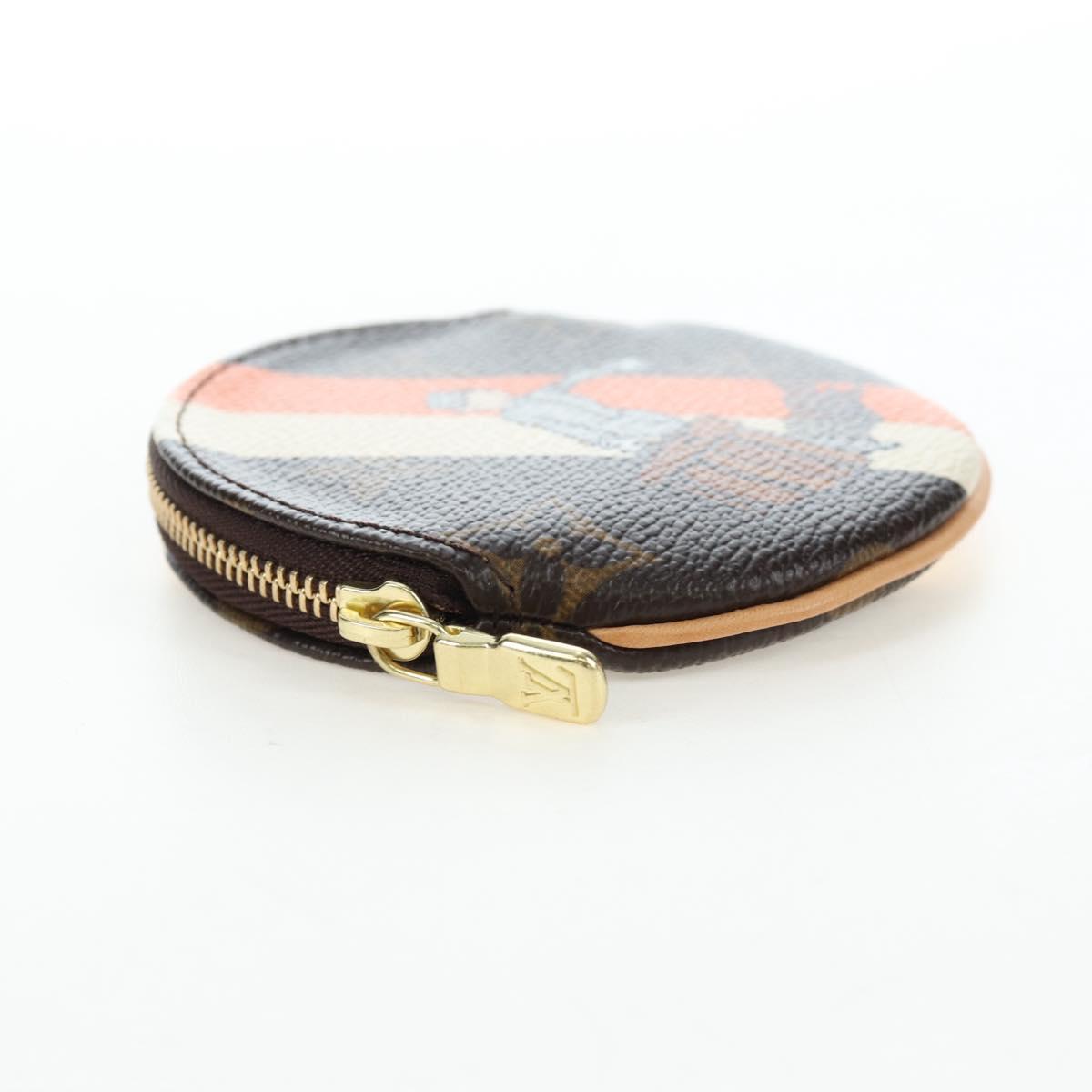 LOUIS VUITTON Monogram Groom Porte Monnaie Coin Purse M60037 LV Auth am12213SAV