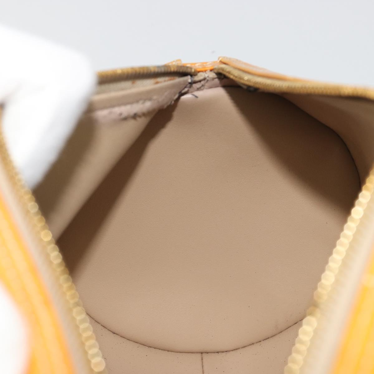 LOUIS VUITTON Monogram Vernis Bedford Hand Bag Beige M91006 LV Auth am12215V