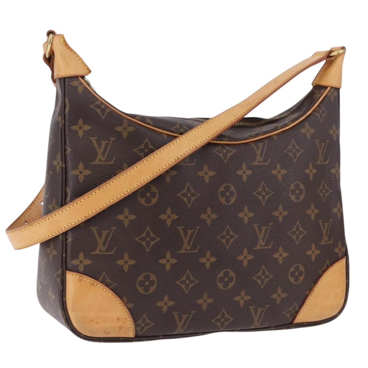 LOUIS VUITTON Monogram Boulogne 30 Shoulder Bag M51265 LV Auth am12220V