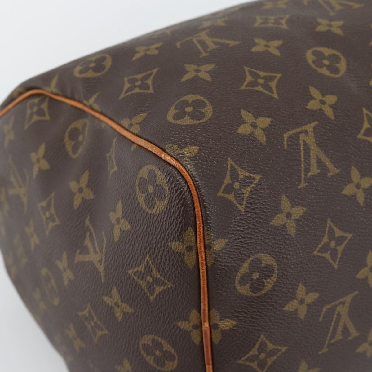 LOUIS VUITTON Monogram Speedy 35 Hand Bag M41524 LV Auth am12222A