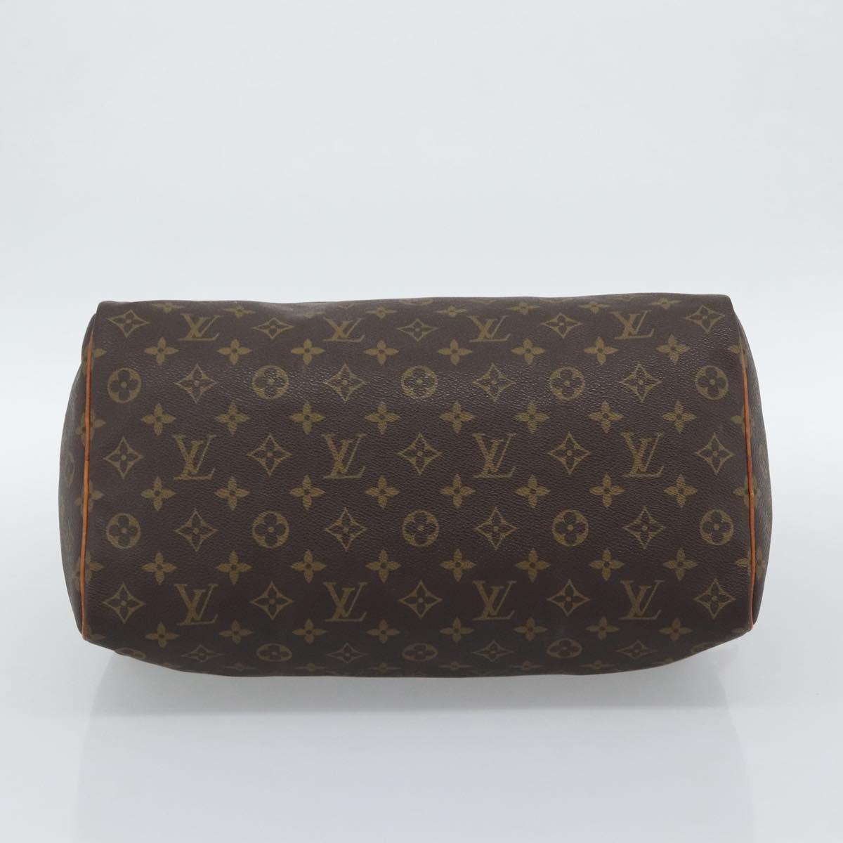 LOUIS VUITTON Monogram Speedy 35 Hand Bag M41524 LV Auth am12222A