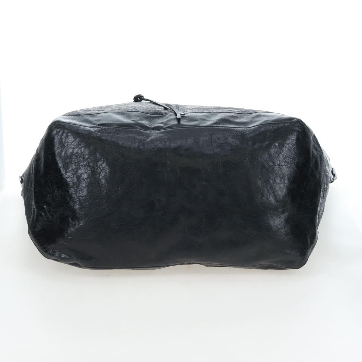 BALENCIAGA Cruise Shoulder Bag Leather Black 170939 Auth am12232V
